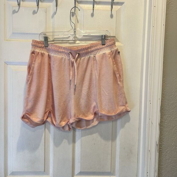 Max Studio Performance Pull on Shorts Pinj Casual Elastic Largw Drawstring‎ NWT - Picture 1 of 7